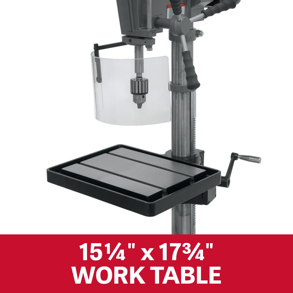 JET 15-Inch Floor Drill Press, Variable Speed, 1 HP, 115/220V 1Ph (Model J-A5816)