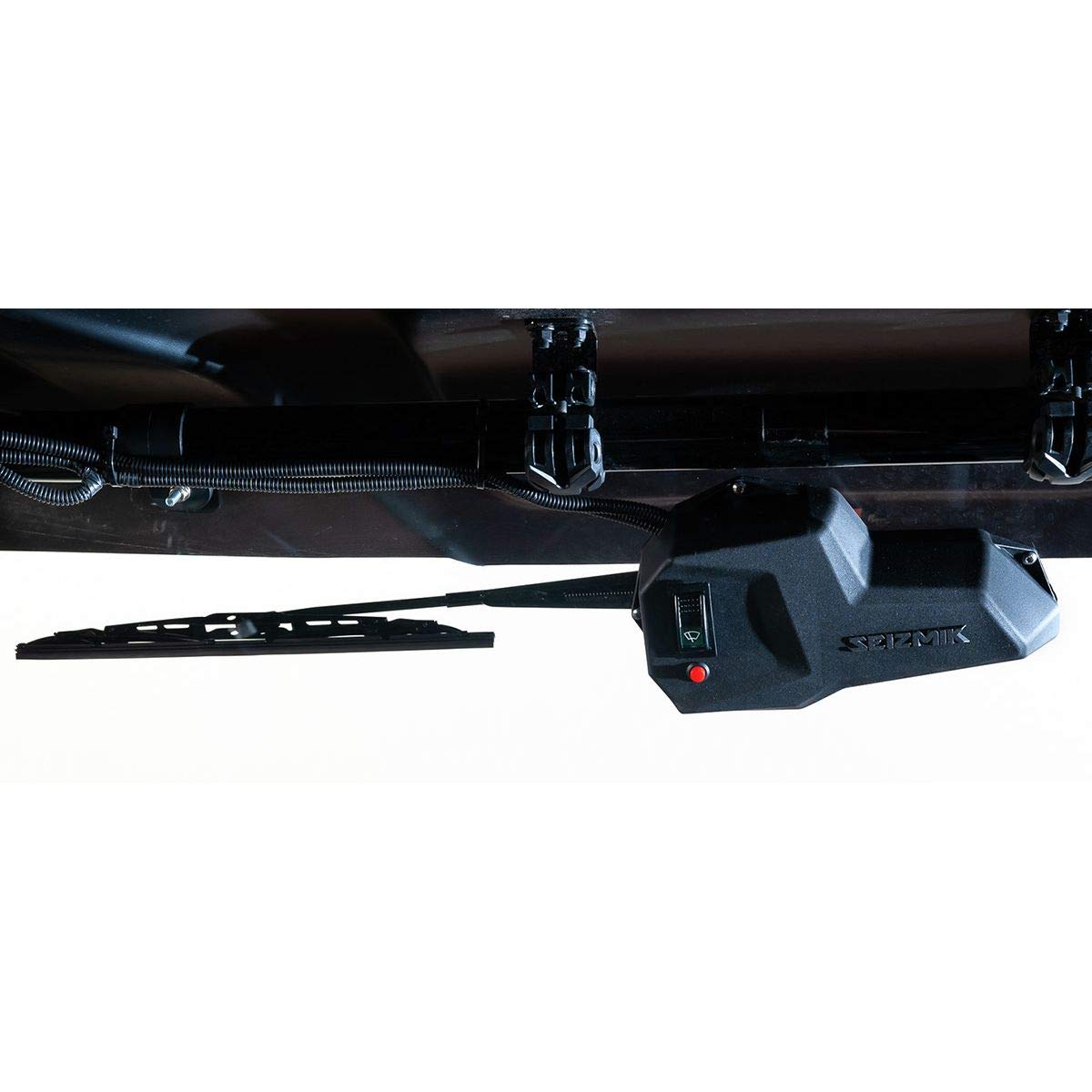 SEIZMIK Universal UTV 2 Speed Windshield Wiper Kit | for Hard Coated Polycarbonate Windshields Only | 12 Volt | Side by Side Accessories