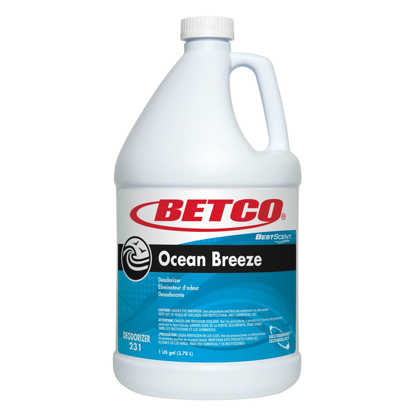 Betco® Best Scent Air Fresheners, Ocean Breeze Scent, 128 Oz, Case of 4 Air Fresheners