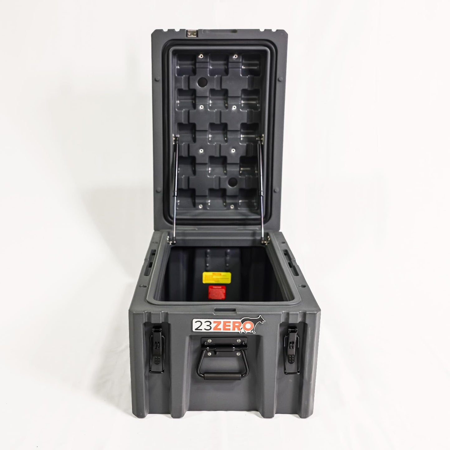 23ZERO Gray Overland Gear Box - Roof Rack Mountable, Portable, Lockable Storage Box for Camping or Recovery Gear (90 L)