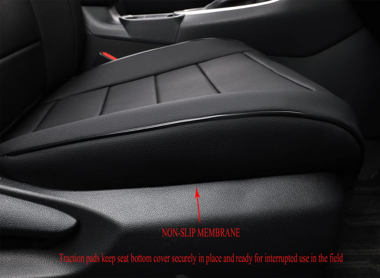 EKR Rav4 Seat Covers Custom Fit for Toyota Rav4 2019 2020 2021 2022 2023 2024 2025 LE,XLE,XLE Premium,Limited, Leather Truck Seat Cover Full Set for SUV,Faux Leather(Black)