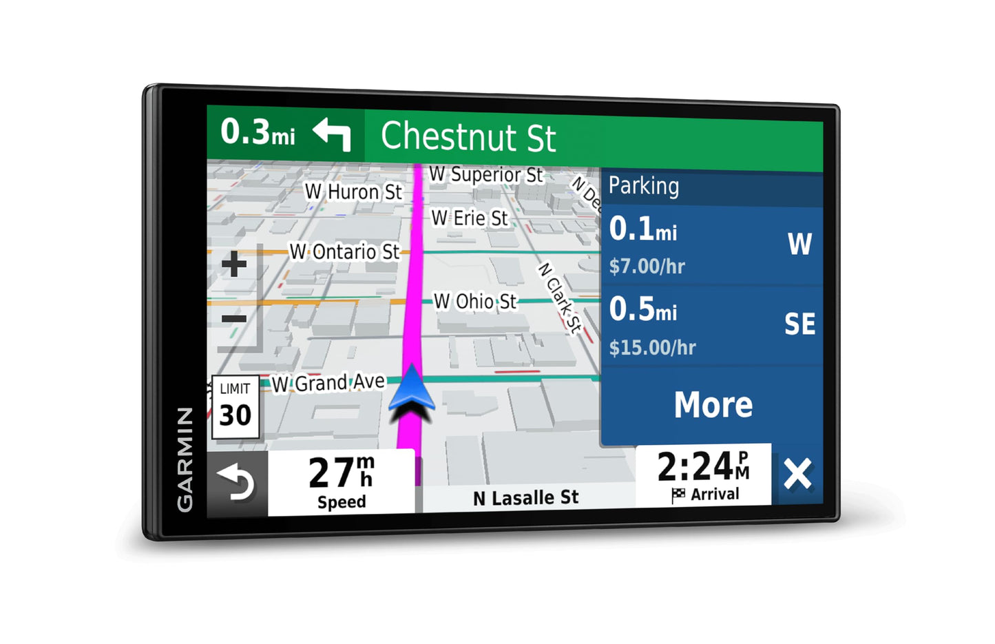 Garmin DriveSmart 71 EX with Traffic, 7-inch Car GPS Navigator with Bright, Crisp High-resolution Maps and Garmin Voice Assist