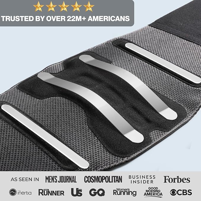 NEENCA Lower Back Brace for Lower Back Pain Relief, Medical Grade Lumbar Support Belt for Women Men, Herniated Disc,Lumbar Strain,Sciatica, Scoliosis (Black, Small)