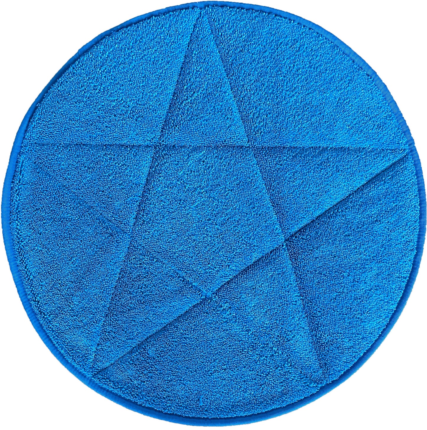 All-Star Microfiber Carpet Bonnets | 21" Blue - 6 Pack