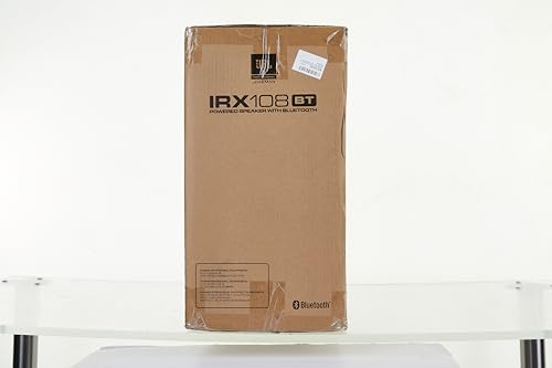 JBL Professional IRX108BT Powered PA Speaker, Portable Loudspeaker with Bluetooth, 8 Inch Woofer, 1300 Watt, Mobile DJ, Musicians, Small Venues, Ceremonies and Sports Events, Black