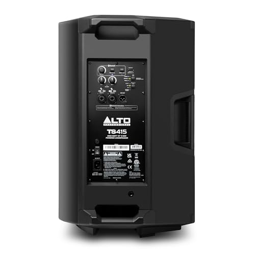 ALTO TS415 2500W 15" Powered PA Speaker with 3 Channel Mixer, Bluetooth Streaming, Wireless Loudspeaker Linking, DSP and ALTO App