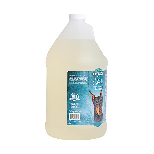Bio-Groom So-Gentle Hypoallergenic Dog Shampoo - Tearless, Cat & Dog Bathing Supplies, Puppy Shampoo for Gentle Skin, Cruelty-Free, Made in USA, Tear-Free Dog Products - 1 Gallon