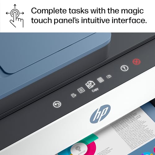 HP Smart Tank 7602 Wireless All-in-One Ink Tank Printer, Scanner, Copier with 2 years of ink included, Best-for-home office, Refillable, AI-enabled (28B98A)