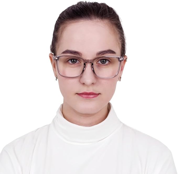 YEIN Bifocal Reading Glasses with Blue Light Blocking Lenses, Bifocal Reader for Women and Men, Vintage Square frame with Spring Hinge (+1.00/+4.00 magnification)