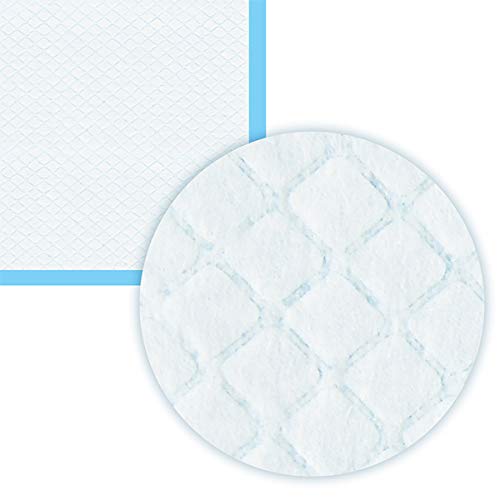 FluffyDream Super Absorbent Waterproof Dog and Puppy Pet Training Pad, Housebreaking Pet Pad,Blue (17.6"x23.6" (50PCS))
