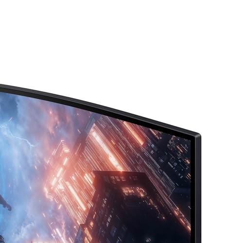 SAMSUNG 49-inch Odyssey G9 (G91F) DQHD, 144Hz, Curved Gaming Monitor, Ultra-Wide 32:9 Screen, DisplayHDR 600, AMD FreeSync™ Premium Pro, Ergonomic Stand, LS49FG910ENXZA, 2025