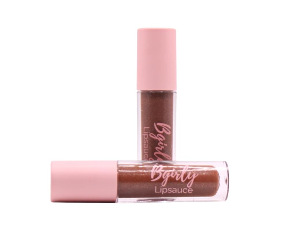 | Handmade, Vegan, Moisturizing Lip Gloss, Non-Sticky Lip Gloss (Chestnut)