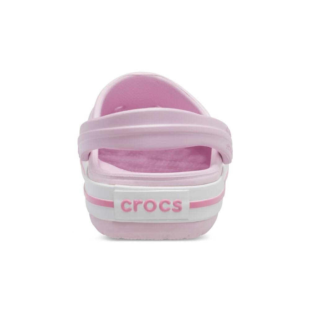 Crocs Unisex-Child Crocband Clogs (Todder Shoes), Ballerina Pink, 5 Toddler