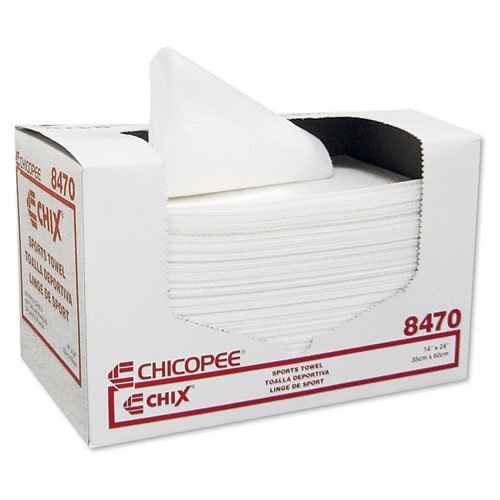 Chix CHI8470 - Chicopee 8470 Sports Towel 14 x 24, White