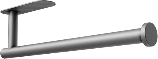 DEKAVA Under Cabinet Wall Mount Paper Towel Holder, Self-Adhesive Bar, Stainless Steel 13 inch (Grey, 1)