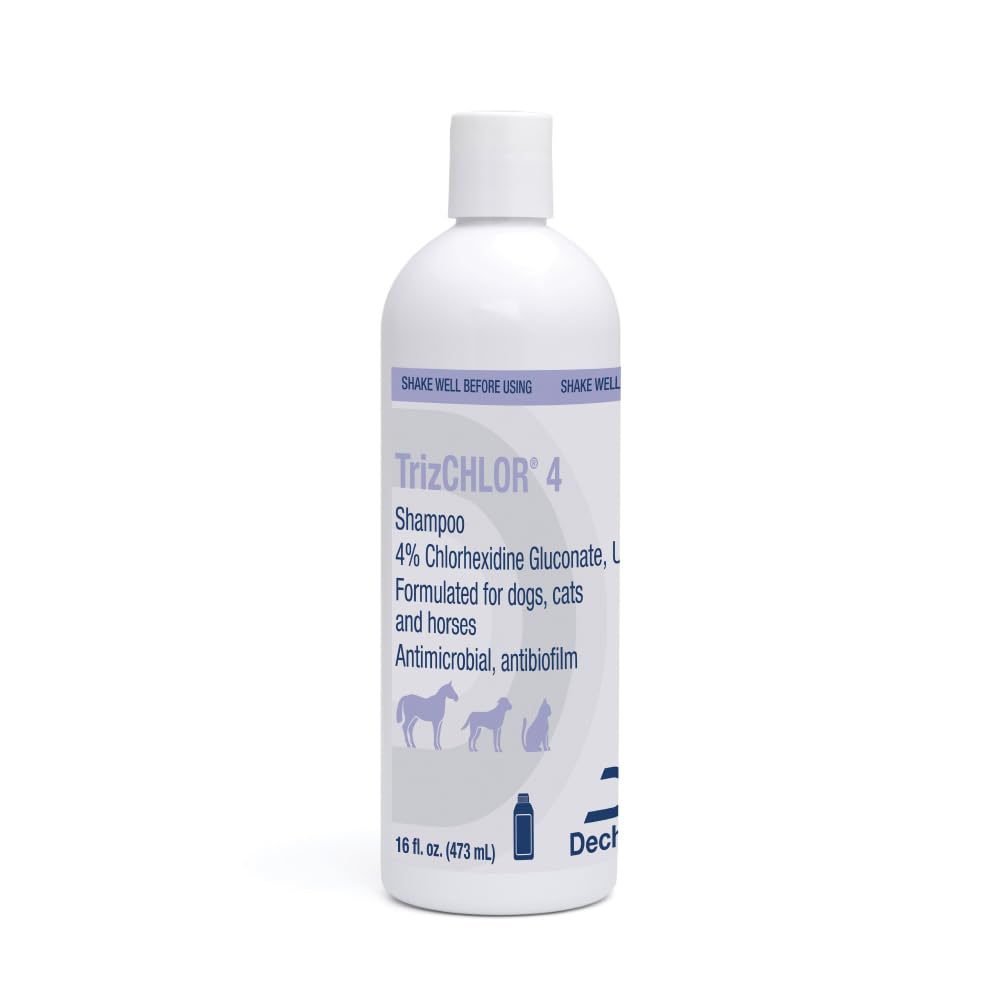TrizCHLOR 4 Shampoo for Dogs, Cats and Horses, 16 Ounce