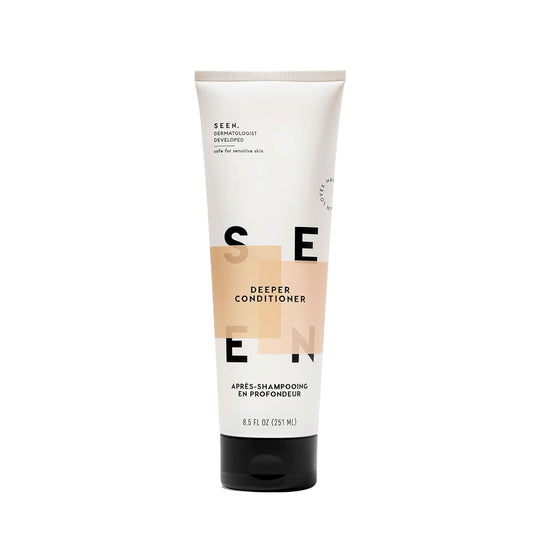 SEEN Deeper Conditioner - Scented - Non-Comedogenic & Sulfate-Free Hair Conditioner- Dermatologist-Developed - Safe for Sensitive & Acne Prone Skin