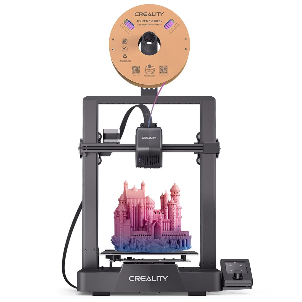 Creality Ender 3 V3 SE 3D Printer 250mm/s Max Printing Speed Upgraded Visual UI Auto Filament Loading and Unloading, Sprite Direct Extruder CR Touch Auto Leveling Dual Z-axis 8.66x8.66x9.84 inch