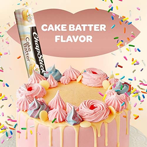 ChapStick Lip Care Bundle – Ice Cream Classics + Cake Batter Lip Balm, 0.15 Oz Ea (5 Piece Set)