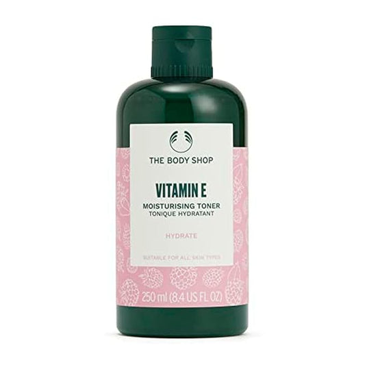 The Body Shop Vitamin E Moisturizing Toner - Hydration for All Skin Types - Vegan - 8.4 Fl Oz