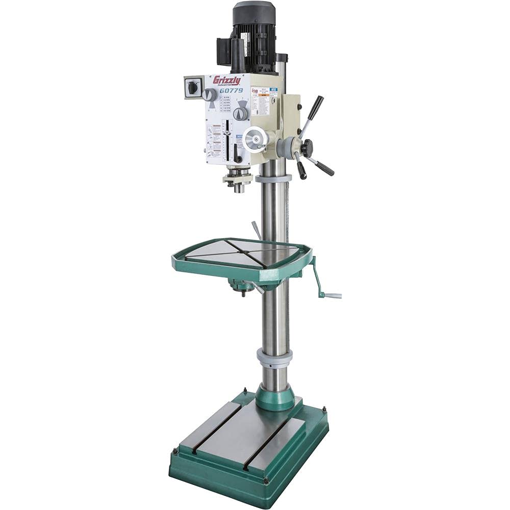 Grizzly Industrial G0779-23-3/8" Heavy-Duty Floor Model Gearhead Drill Press