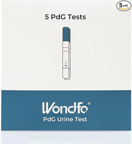 Wondfo PdG Urine Test- 5 Tests to Track Ovulation at Home for Women