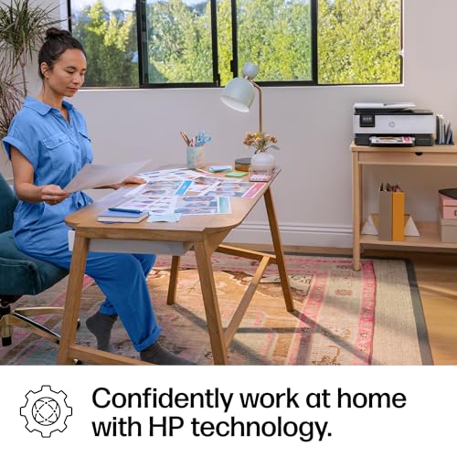 HP OfficeJet Pro 8139e Wireless All-in-One Color Inkjet Printer, Print, scan, Copy, fax, ADF, Duplex Printing Best-for-Home Office, 1 Year Instant Ink Trial Included, AI-Enabled (40Q51A)