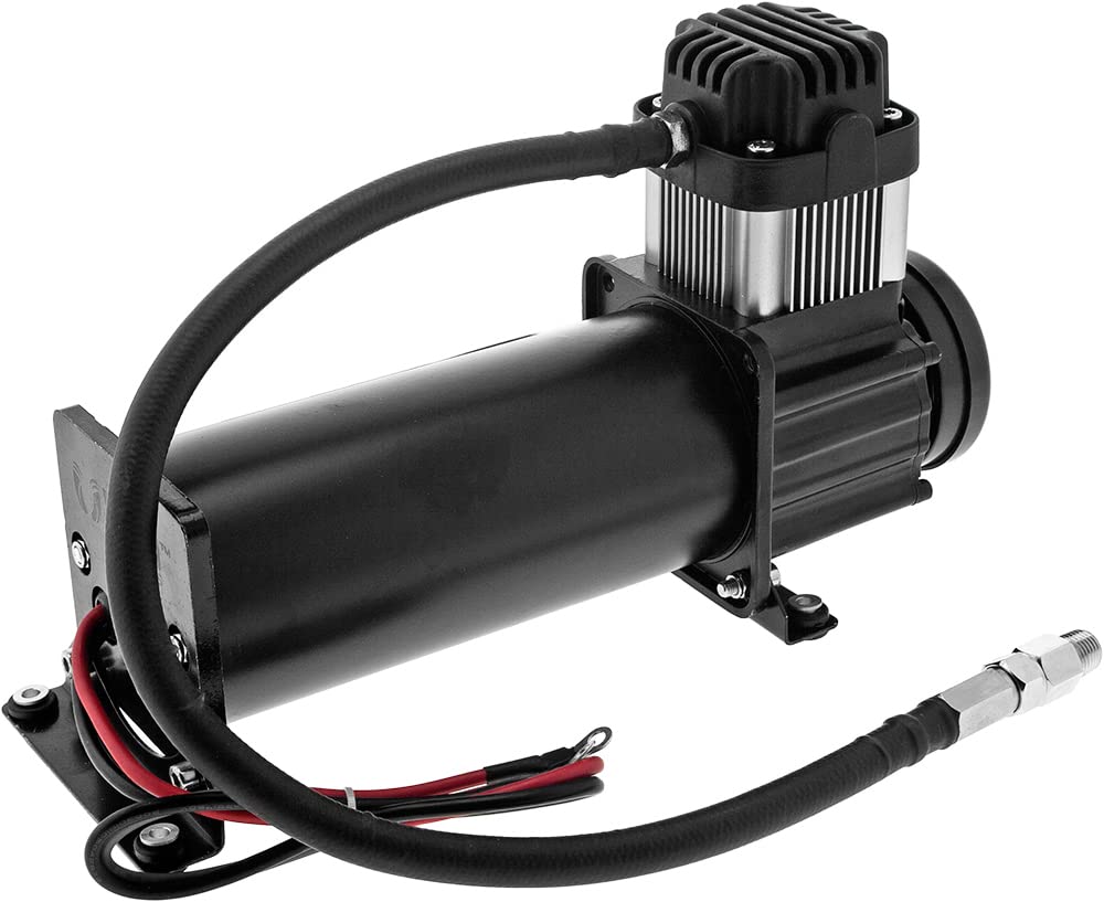 Vixen Horns Heavy Duty Onboard Air Compressor 200 PSI. Universal Replacement for Truck/Car Train Horn/Suspension/Ride/Bag kit/System. Fits All 12v Vehicles like Semi/Pickup VXC8301B