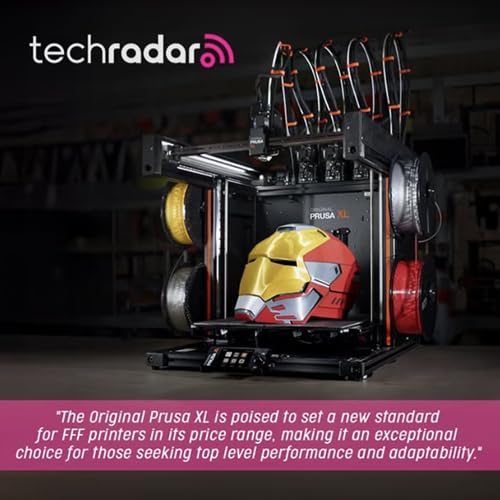 Original Prusa XL Assembled 2-toolhead 3D Printer, Large-Scale CoreXY 3D Printer, Assembled and Tested, Build Volume of 14.17×14.17×14.17 in, 2 Independent toolheads, Multi-Material Experience