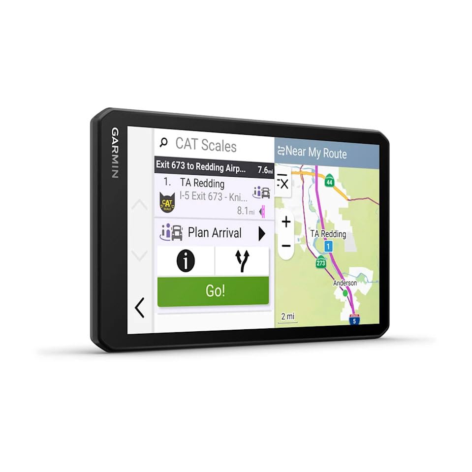 Garmin Dezl Cam OTR725 GPS Truck Navigator with Dash Cam 7" Large Display Touchscreen, Commercial GPS Navigation for Semi Trucker Driver Bundle with 32GB SD Memory Card + LCD Cleaning Kit