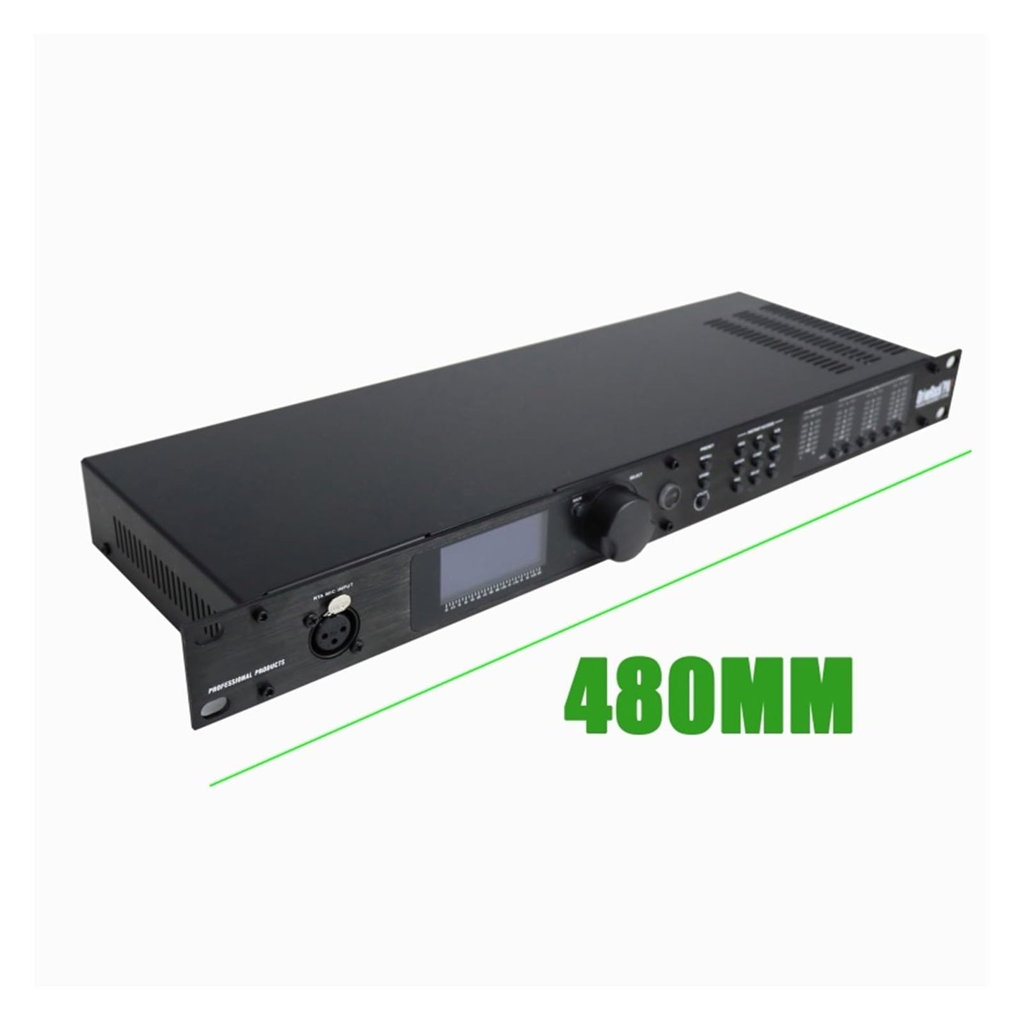 TREEYX Graphic Equalizer Driver Rack PA2 2In 6Out Audio Processor Professional Loudspeaker Management Stage Sound Equipment