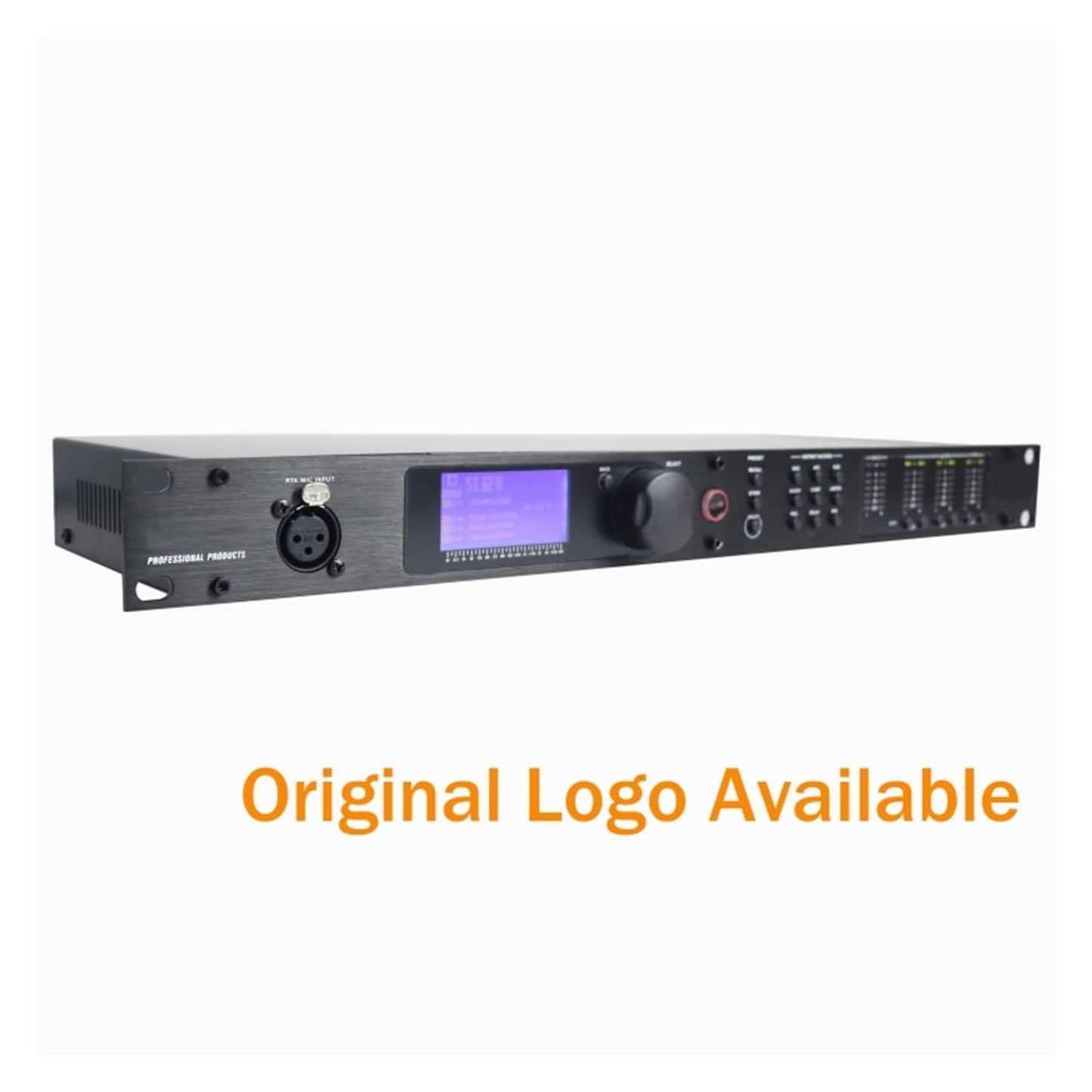 TREEYX Graphic Equalizer Driver Rack PA2 2In 6Out Audio Processor Professional Loudspeaker Management Stage Sound Equipment