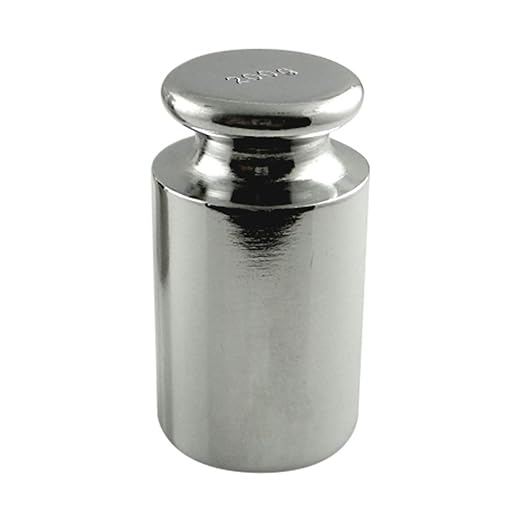 American Weigh Scales Calibration Weight for AWS Digital Scale, Carbon Steel, Solid Stainless Steel Chrome Finish, 200G (200WGT)