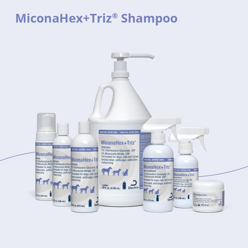 MiconaHex+Triz Shampoo for Dogs, Cats and Horses, 16 oz