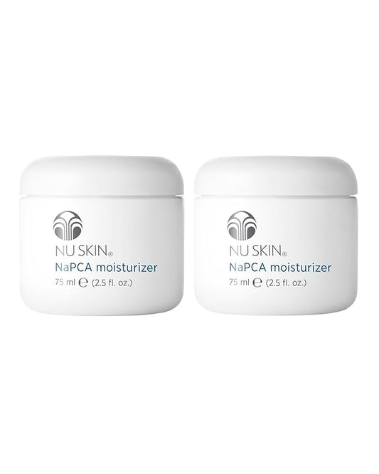 NuSkin NaPCA Moisturizer | Hydrating & Soothing Moisturizer with Vitamin E & Aloe Vera | Non-Greasy Formula for All Skin Types | Locks in Moisture for All-Day Hydration | 4.2 oz | 2 Pack
