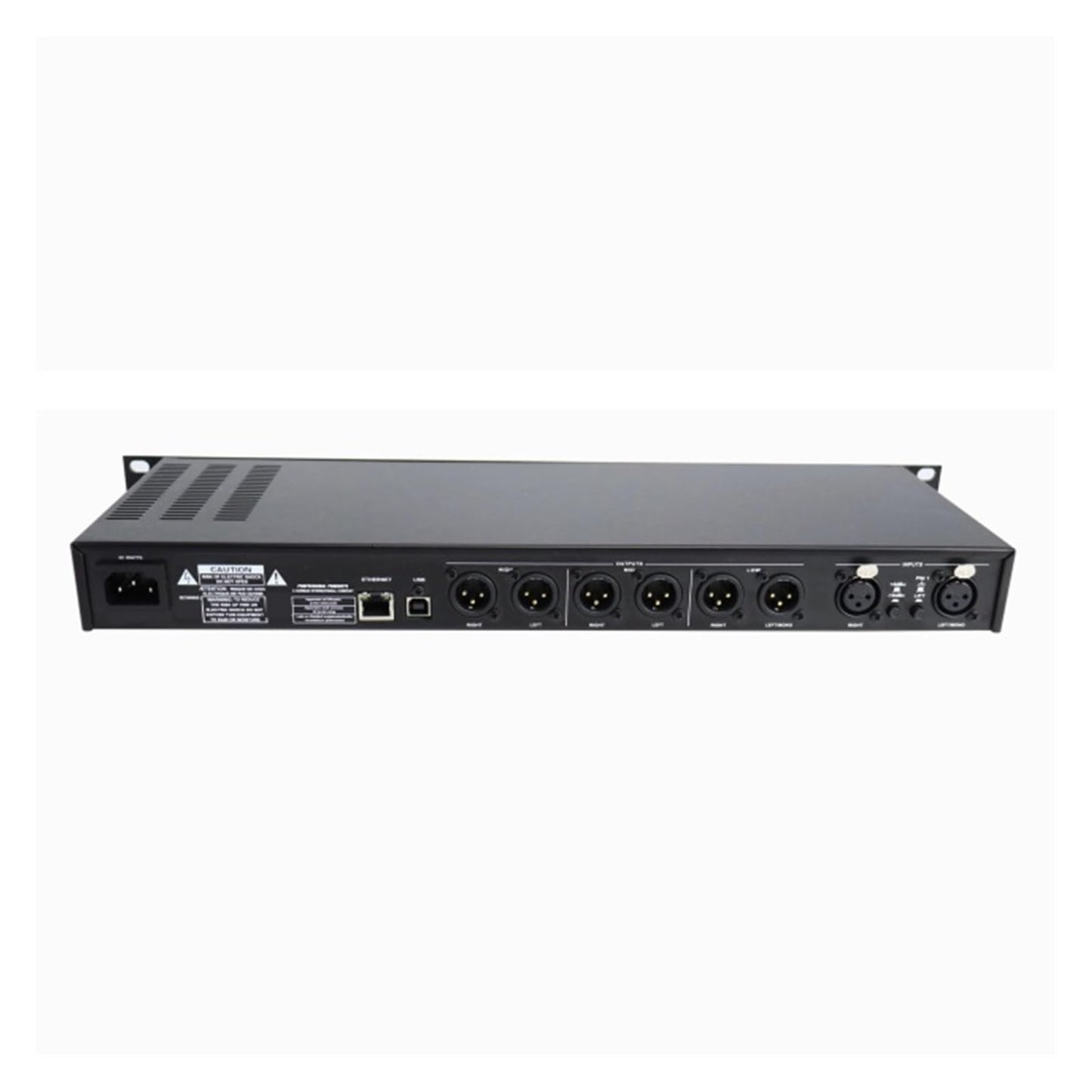 TREEYX Graphic Equalizer Driver Rack PA2 2In 6Out Audio Processor Professional Loudspeaker Management Stage Sound Equipment