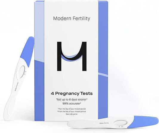 Modern Fertility Pregnancy Test | High-Sensitivity at-Home Test is 99% Accurate and Can Be Used 6 Days Before Your Missed Period, FSA HSA Approved | Includes 4 Tests