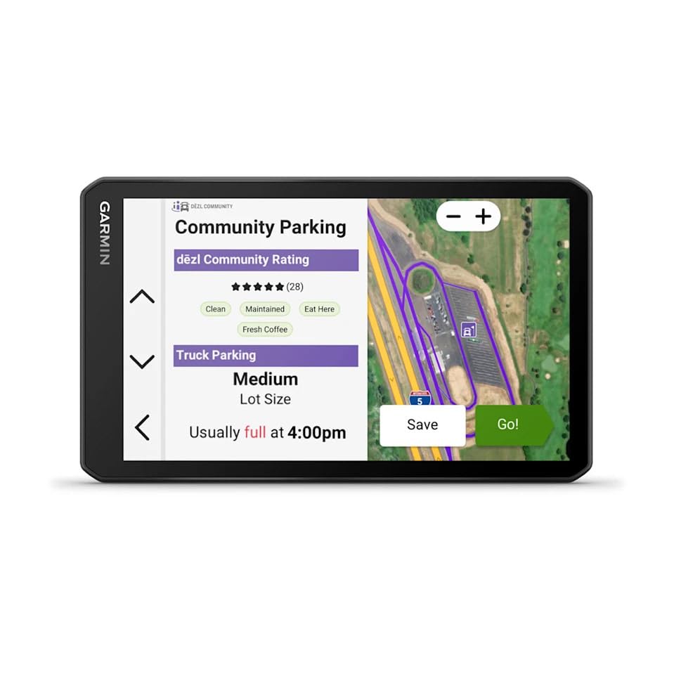 Garmin Dezl Cam OTR725 GPS Truck Navigator with Dash Cam 7" Large Display Touchscreen, Commercial GPS Navigation for Semi Trucker Driver Bundle with 32GB SD Memory Card + LCD Cleaning Kit