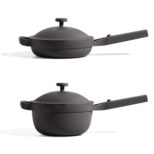 Our Place Mini Home Cook Duo - 8.5" Always Pan & Small Perfect Pot Bundle | Multi-Functional Cookware Set Replaces 18 Pieces | Char