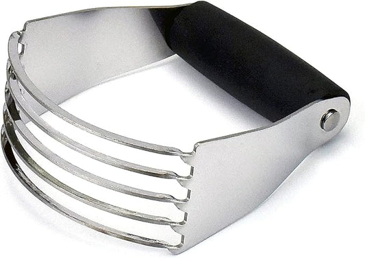Dough Blender Heavy Duty Pastry Cutter Stainless Steel Butter Cutter Professional Baking Tool For Mixing Flour Butter (Black)