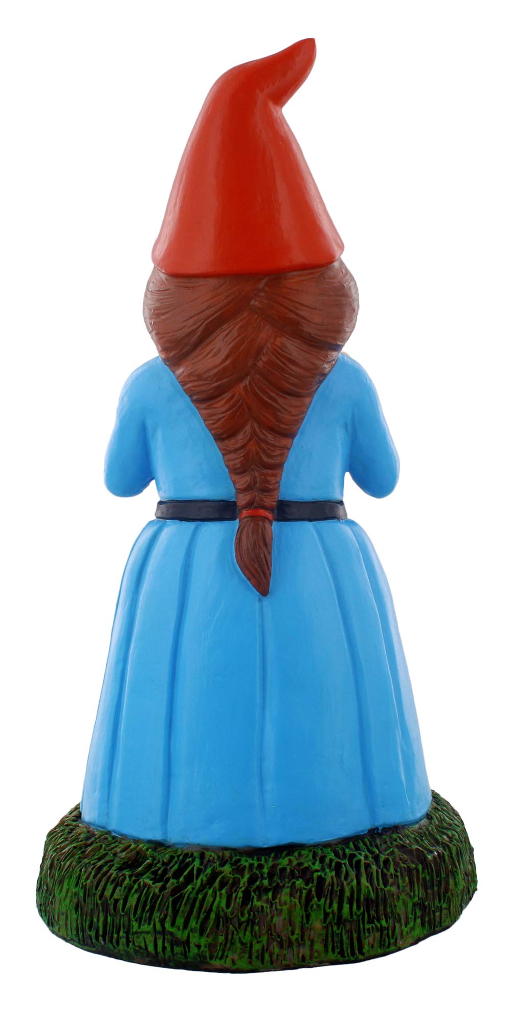 Gnometastic Middle Finger Gnome, Lady Double Bird Female Garden Statue, 8.45in, Funny Decorations for Yard and Outdoor Lawn Ornament, Naughty Gnomes for Home Decor