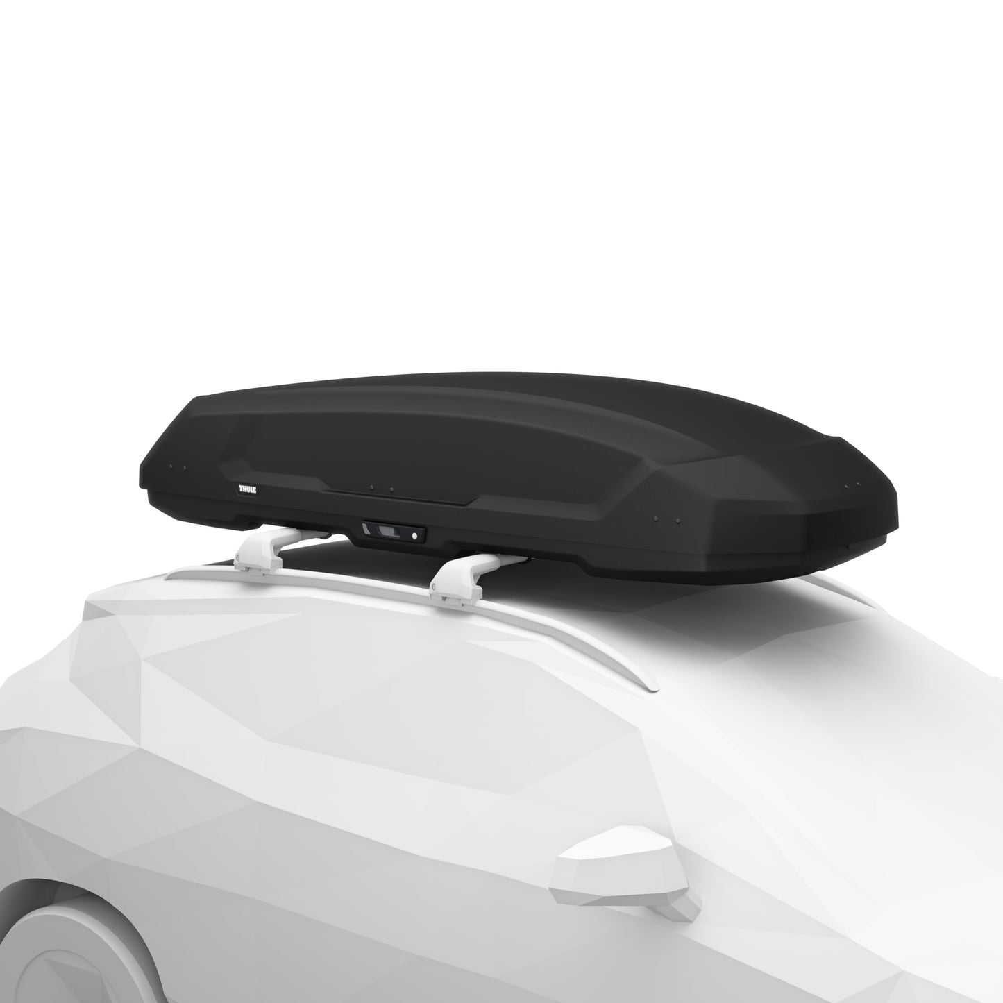 Thule Force 3 - Size XXL - 21 cu ft - Aerodynamic roof Mounted Box - Dual-Sided Opening with Locks - Tool-Free Install - Weatherproof Design - for SUVs, Trucks, Cars, EVs and More