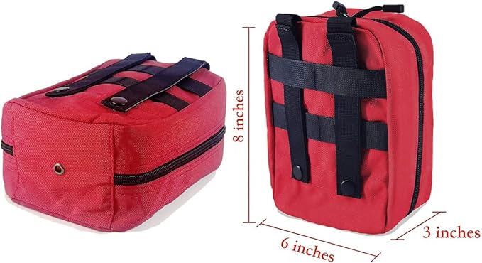 Carlebben EMT Pouch MOLLE Ifak Pouch Tactical MOLLE Medical First Aid Kit Utility Pouch