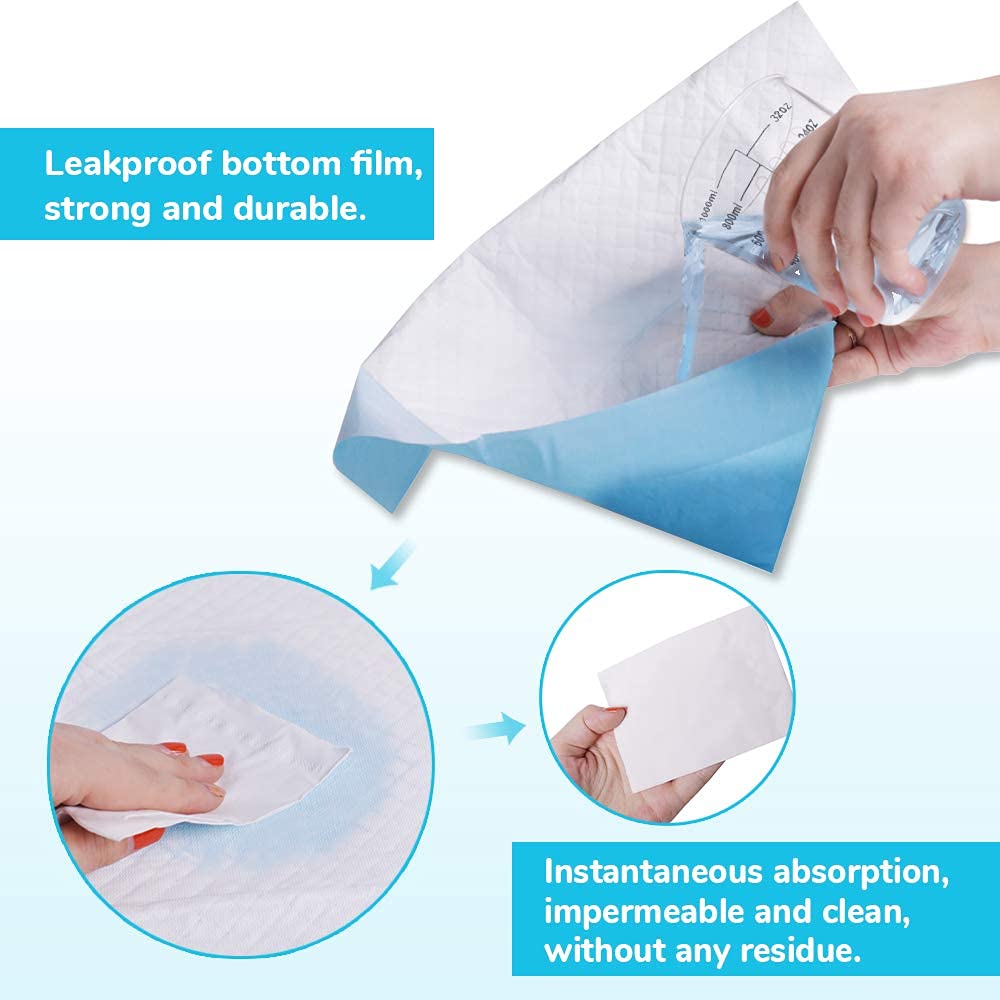 JOINPADS Dog Pee Pad, Puppy Potty Training Pet Pads Dog Pads Extra Large Disposable Super Absorbent & Leak-Free Pee Pads 28"x34"