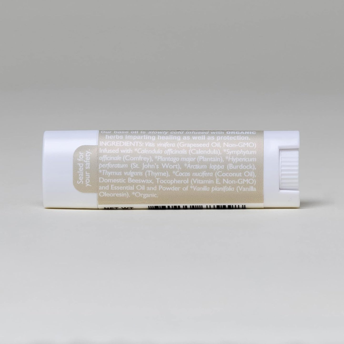 Soothing Natural Vanilla Lip Balm, Beeswax, Calendula Lip Balm, Dry Cracked Lips, Perioral Dermatitis, Organic Coconut Oil No Synthetic Fragrance