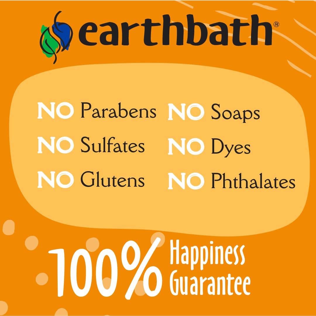 earthbath, Oatmeal & Aloe Dog Shampoo - Oatmeal Shampoo for Dogs, Itchy, Dry Skin Relief, Dog Wash, Made in USA, Cruelty Free Pet Shampoos - Vanilla & Almond, 16 Oz (1 Pack)