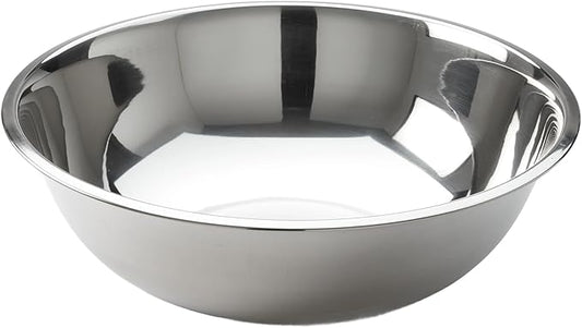 American METALCRAFT, Inc. SSB400 Stainless Steel Mixing Bowl, 10.5' Diameter, Silver, 4-Quart