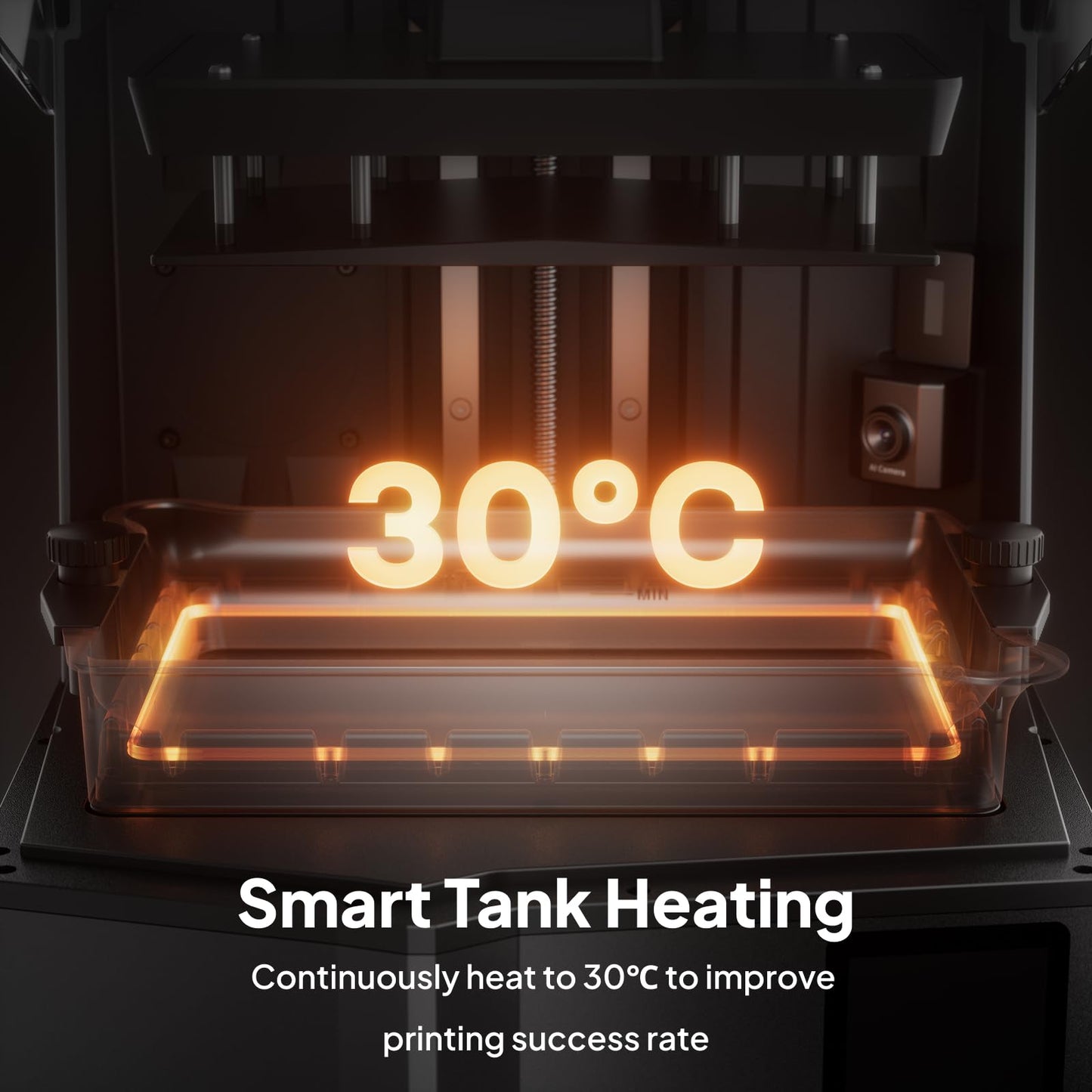 ELEGOO Saturn 4 Ultra 16K Resin 3D Printer with 10" 16K Mono LCD and Flip-up Lid, Smart Tank Heating at 30 °C, 150mm/h High Speed Printing, Large Printing Size of 8.33x4.66x8.66 Inches