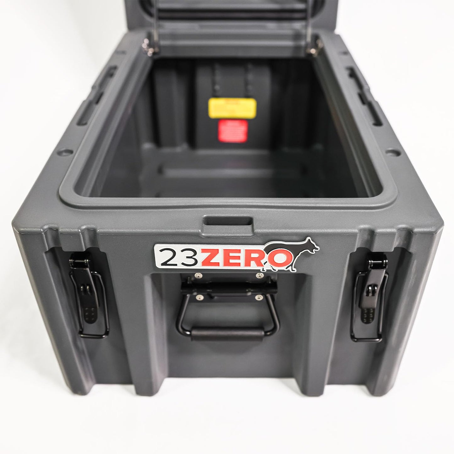 23ZERO Gray Overland Gear Box - Roof Rack Mountable, Portable, Lockable Storage Box for Camping or Recovery Gear (90 L)