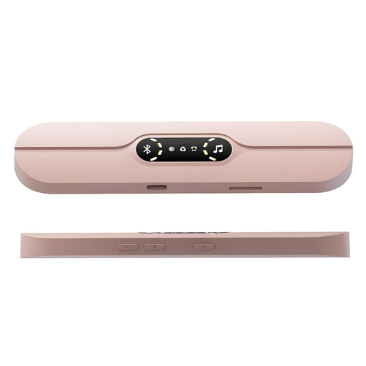 borotess Pillow Speaker for Sleeping - Bluetooth Bone Conduction Sleep Sound Speaker with 3D White Noise, Volume Control & Sleep Timer for Side Sleepers, Pink